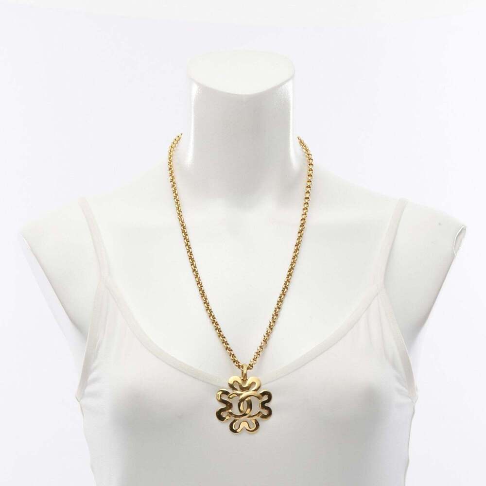 CHANEL Gold Logo Necklace - Picture 7 of 7